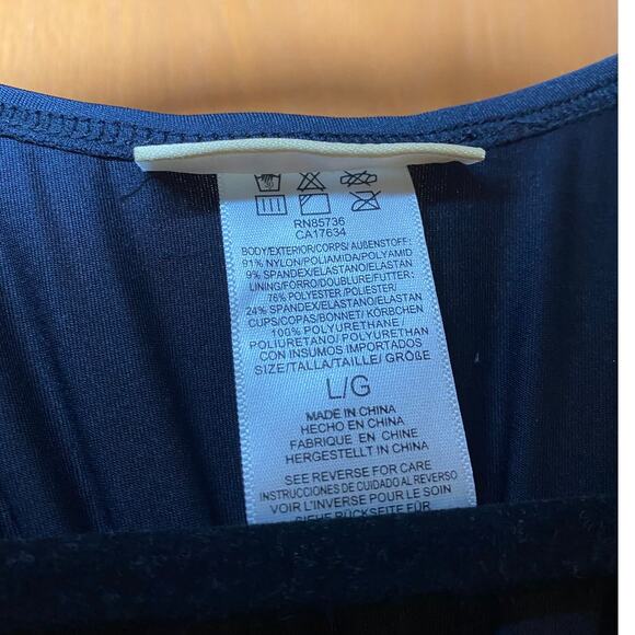 Michael Kors - Black Padded Bathing Suit Dress - Gold Logo - Picture 9 of 10